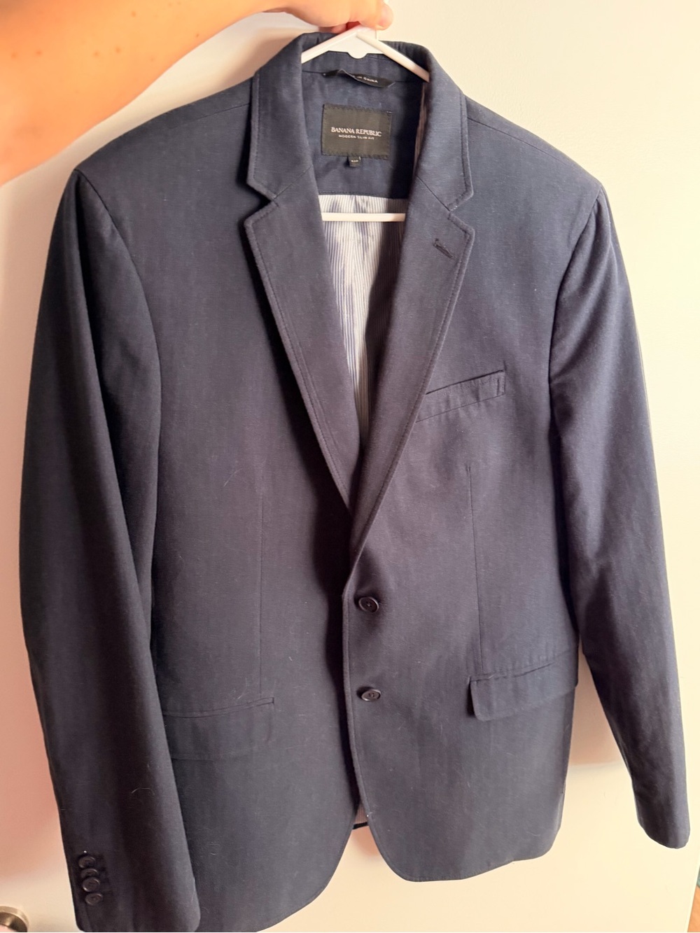 Banana Republic Navy Two-Button Men's Blazer